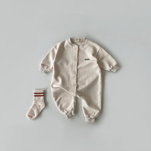 Mono Largo Infantil de Color Liso con Botones - Diseño Moderno y Cómodo - Image 8