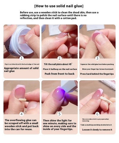 Uñas Postizas Nude Minimalista - Parches de Manicura Listos para Usar - Image 12