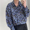 Camisa Manga Larga Estampado Integral para Hombre