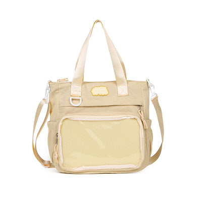 Bolsa Crossbody Transparente de Gran Capacidad Estilo Japonés para Estudiantes - Image 8