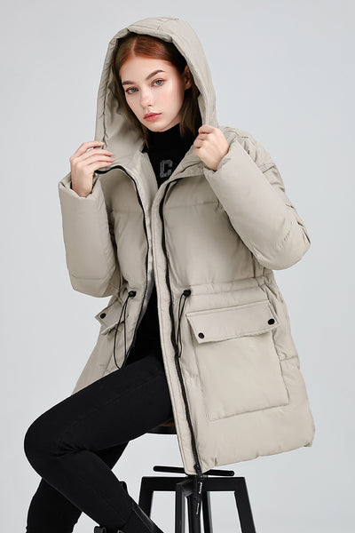 Chaqueta Acolchada de Algodón con Capucha - Versátil y Elegante - Image 19