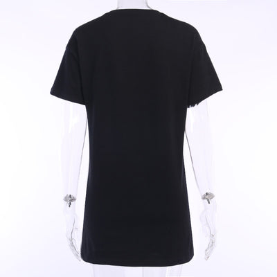 Camiseta Estampada Básica para Estudiantes - Manga Corta Mujer - Image 2