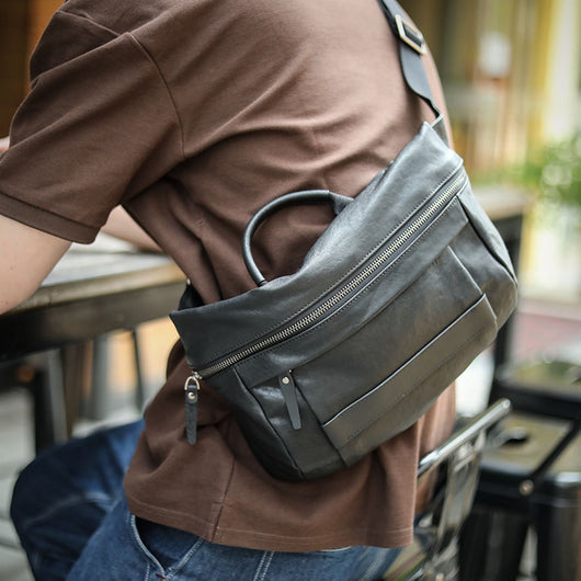 Bolso Bandolera de Cuero Premium para Hombre - Image 7