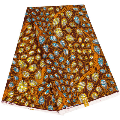 Tela Estampada Reversible Cerecloth Doble Cara - Diseño Geométrico Poliéster - Image 2