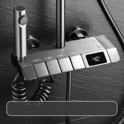 Conjunto de Ducha Termostático Piano Key en Cobre Puro - Image 3
