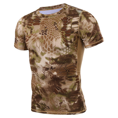 Playera Slim-fit Cuello Redondo con Estampado Pitón para Hombre - Image 5