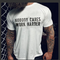 Camiseta Blanca para Hombre - Trabaja Más Duro