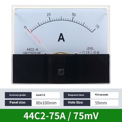 Amperímetro DC Analógico 44C2 - Medidor de Corriente de Precisión - Image 27