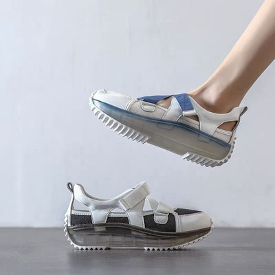 Sandalias Deportivas Blancas Transpirables para Mujer con Diseño Abierto - Image 3