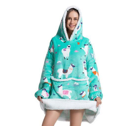 Pijama Sudadera con Capucha y Manta - Abrigo Cálido Versátil - Image 15