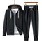 Sudadera Deportiva con Capucha Texturizada Waffle para Hombre