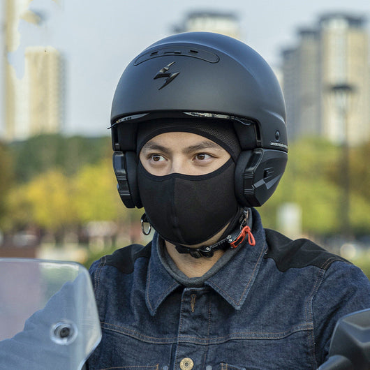 Protector Facial para Motociclista - Escudo Contra el Viento