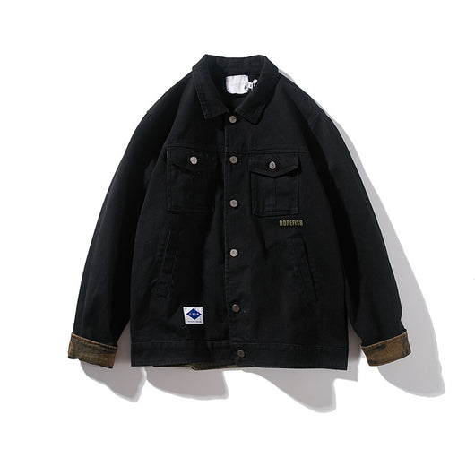 Chaqueta Beisbolera Suelta Unisex Casual Versátil para Hombre - Image 10
