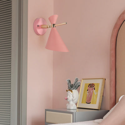 Lámpara de Pared Rosa para Dormitorio, Sala y Habitaciones de Hotel