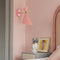 Lámpara de Pared Rosa para Dormitorio, Sala y Habitaciones de Hotel