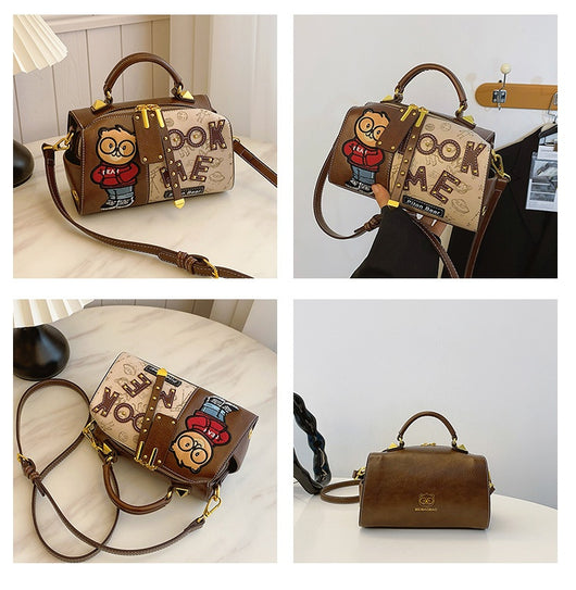 Bolsa de Hombro con Diseño Cartoon Acolchada - Image 11