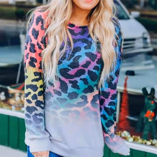 Abrigo Estampado Animal Print Leopardo Manga Larga