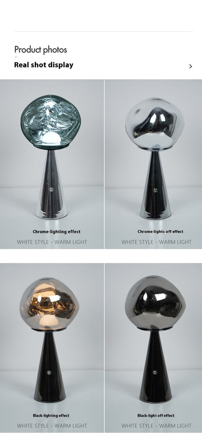 Lámpara de Mesita Lava Volcánica - Luz Ambiental para Dormitorio - Image 22
