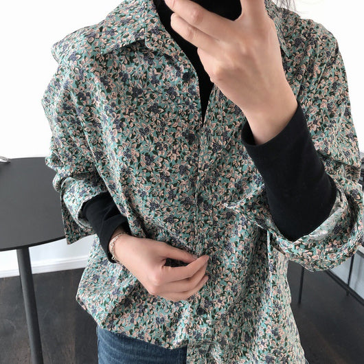 Camisa Estampada Slim Fit Manga Larga Versátil - Image 12