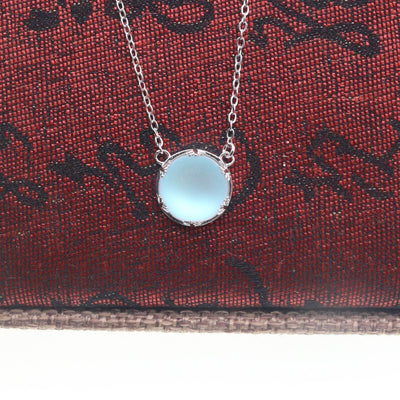 Collar de Plata 925 con Piedra Luna y Colgante Rama - Image 8