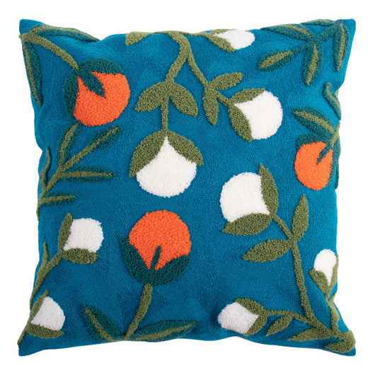 Funda de Almohada de Algodón Americano con Bordado Azul Adorable - Image 8