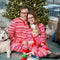 Pijama Navideño Estampado para Padres e Hijos