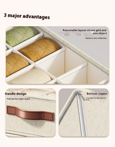Organizador de Ropa Interior con Compartimentos - Caja Almacenaje para Cajón - Image 14