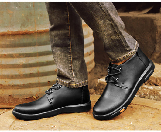 Zapatos Casuales de Cuero Nobuk para Hombre con Suela Flexible - Image 17