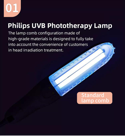 Lámpara UVB Fototerapia Doméstica para Vitíligo y Psoriasis - Image 5