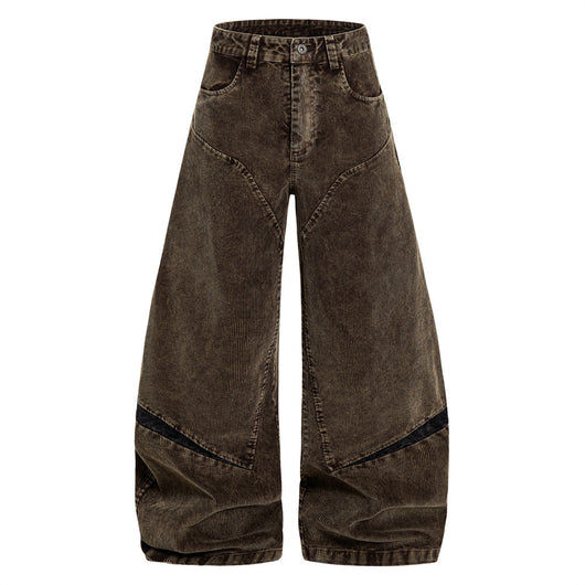 Pantalones Vintage de Pierna Ancha Estilo Americano para Hombre - Image 10