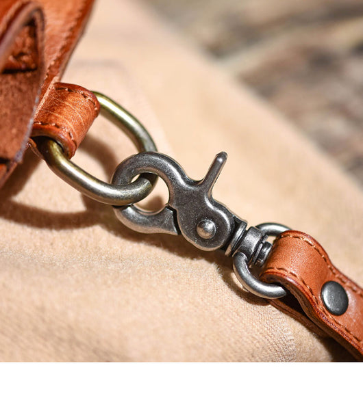 Bolsa de Cuero Curtido al Natural Hecha a Mano para Hombre - Image 6