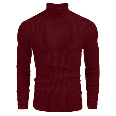 Suéter de Cuello Alto para Hombre - Otoño e Invierno - Image 25