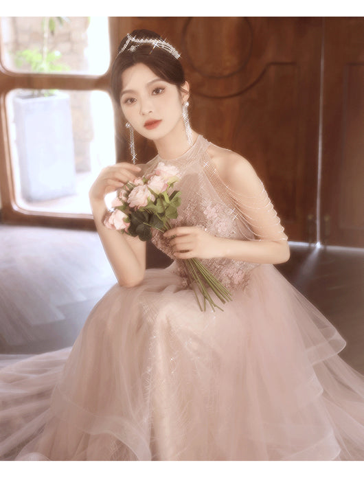 Vestido de Noche Elegante Rosa para Mujer - Image 18