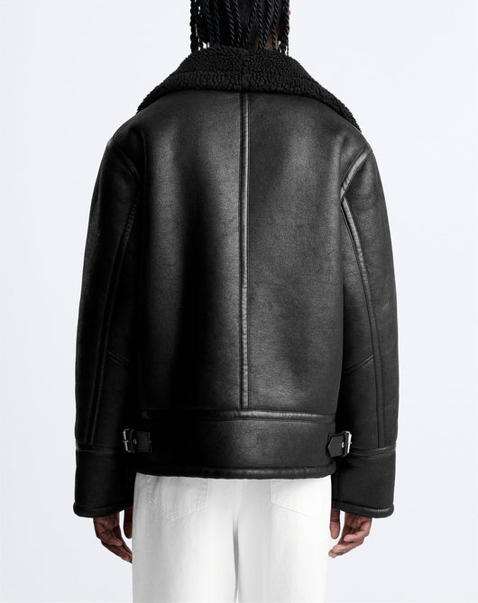 Abrigo Doble Faz con Cuello Vuelto y Detalles en Gamuza - Image 22