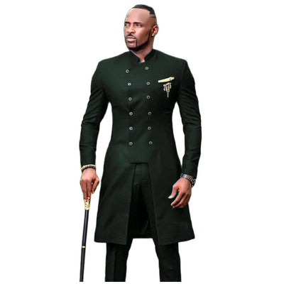 Traje Casual de Dos Piezas Cruzado para Hombre - Image 5