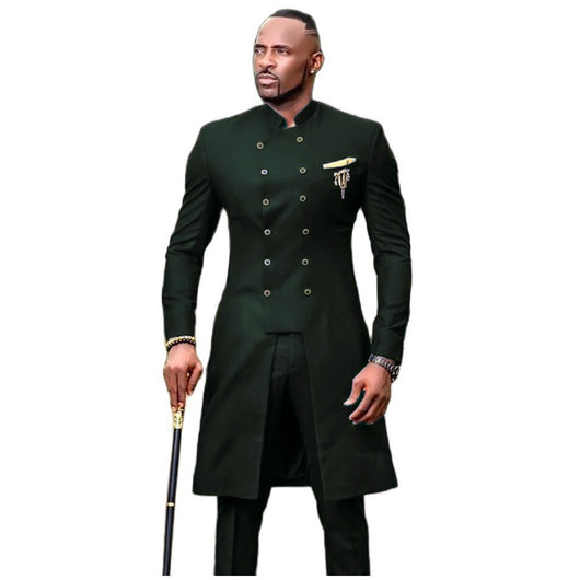 Traje Casual de Dos Piezas Cruzado para Hombre - Image 5