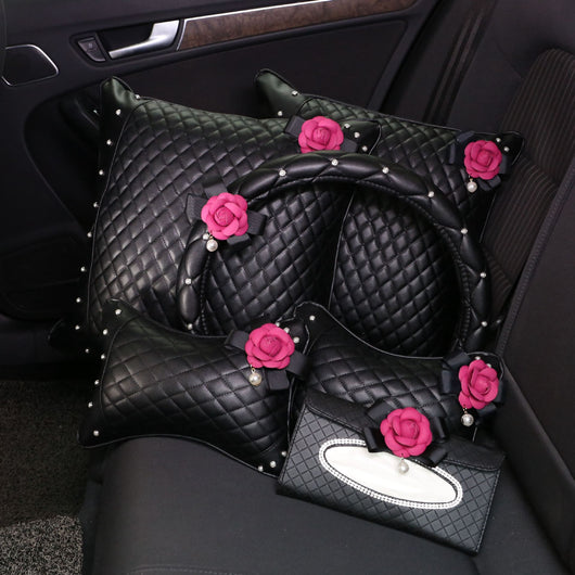Funda Universal para Volante de Auto con Diseño Camelia - Image 14