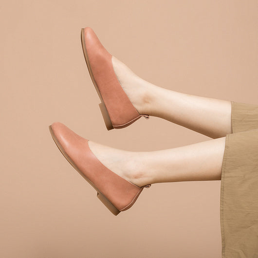Zapatos Planos de Cuero Vacuno para Mujer - Diseño Minimalista - Image 8