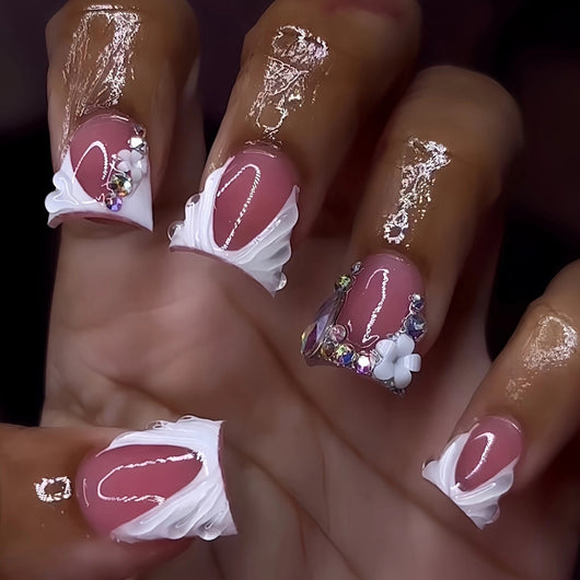 Uñas Postizas Removibles Pico de Pato Cortas - Image 9