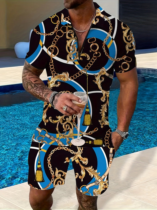 Conjunto Deportivo de Dos Piezas con Cremallera y Estampado - Image 15