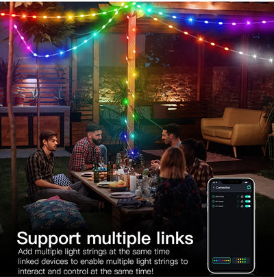 Guirnalda LED Inteligente Multicolor con Bluetooth y Control USB - Image 11