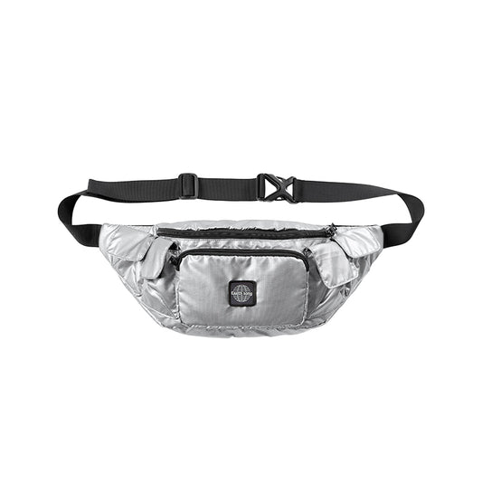 Bolsa de Pecho Harajuku Cuadros Plateados para Hombre - Image 2