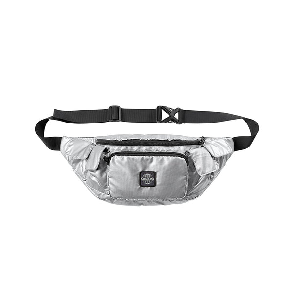 Bolsa de Pecho Harajuku Cuadros Plateados para Hombre
