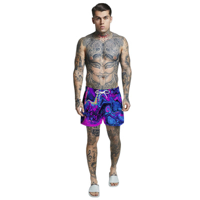 Playera Hombre Estampado Digital Paisaje Púrpura - Colección Verano - Image 3