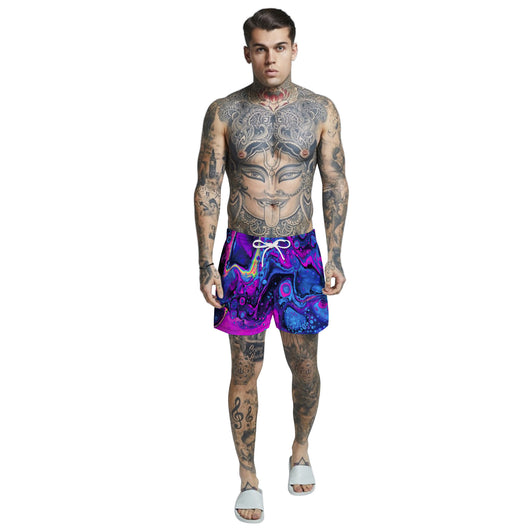 Playera Hombre Estampado Digital Paisaje Púrpura - Colección Verano - Image 3