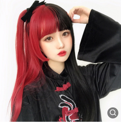 Peluca Larga Recta para Cosplay Anime - Cabello Sintético Premium - Image 3