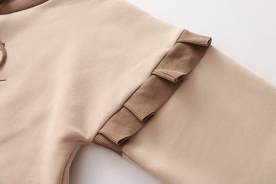 Suéter Suelto con Capucha y Bordado de Osito en Terciopelo para Mujer - Image 16