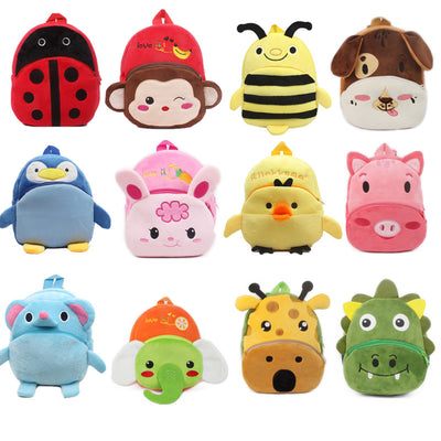 Mochila de Peluche con Correa de Seguridad para Bebés 1-2 Años