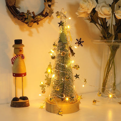 Cadena de Luces LED con Campanas Navideñas - Decoración Navideña Interior - Image 4