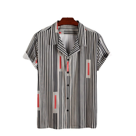 Camiseta Rayada de Verano para Hombre - Corte Slim Fit Transpirable - Image 2